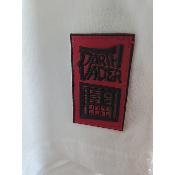 Disney Star Wars Darth Vader Dark Side White Girls Crop Top Size 11/12 New w Tag - Picture 6 of 16